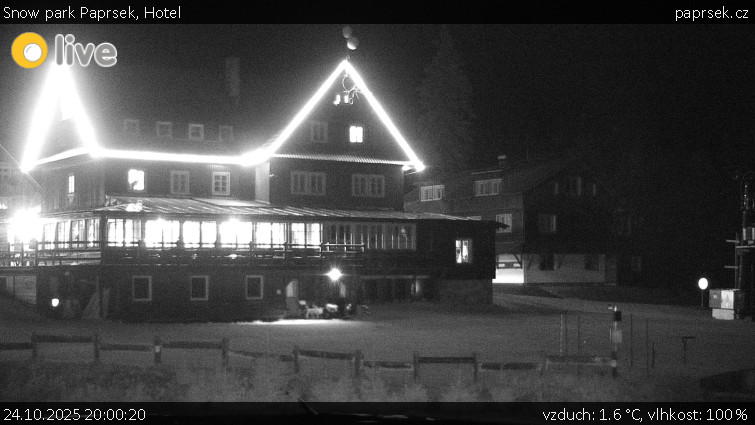 Snow park Paprsek - Hotel - 24.10.2025 v 20:00 Snow park Paprsek - Hotel - 24.10.2025 v 20:00