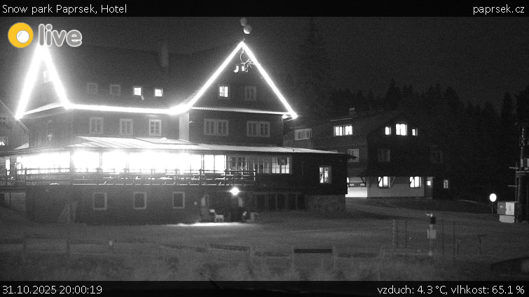 Snow park Paprsek - Hotel - 31.10.2025 v 20:00 Snow park Paprsek - Hotel - 31.10.2025 v 20:00