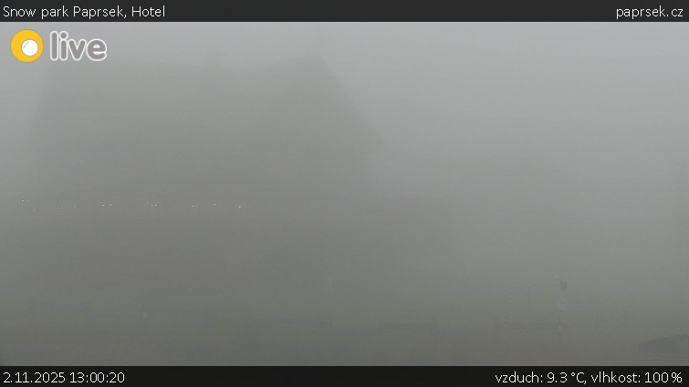 Snow park Paprsek - Hotel - 2.11.2025 v 13:00 Snow park Paprsek - Hotel - 2.11.2025 v 13:00