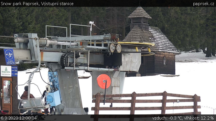 Snow park Paprsek - Výstupní stanice - 6.3.2023 v 12:00