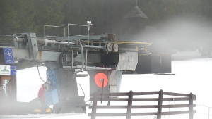 Snow park Paprsek - Výstupní stanice - 9.3.2023 v 08:45