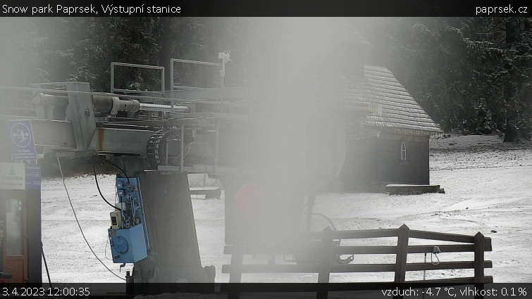 Snow park Paprsek - Výstupní stanice - 3.4.2023 v 12:00