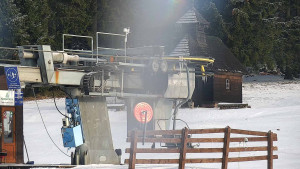 Snow park Paprsek - Výstupní stanice - 6.4.2023 v 08:15