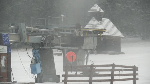 Snow park Paprsek - Výstupní stanice - 7.4.2023 v 08:15