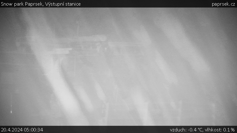 Snow park Paprsek - Výstupní stanice - 20.4.2024 v 05:00
