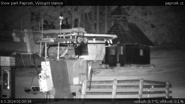 Snow park Paprsek - Výstupní stanice - 6.5.2024 v 01:00