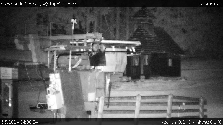 Snow park Paprsek - Výstupní stanice - 6.5.2024 v 04:00