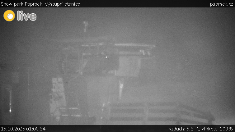 Snow park Paprsek - Výstupní stanice - 15.10.2025 v 01:00 Snow park Paprsek - Výstupní stanice - 15.10.2025 v 01:00