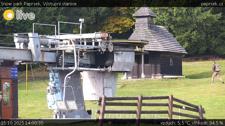 Snow park Paprsek - Výstupní stanice - 15.10.2025 v 14:00 Snow park Paprsek - Výstupní stanice - 15.10.2025 v 14:00