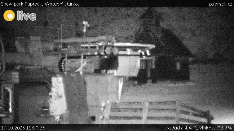 Snow park Paprsek - Výstupní stanice - 17.10.2025 v 19:00 Snow park Paprsek - Výstupní stanice - 17.10.2025 v 19:00