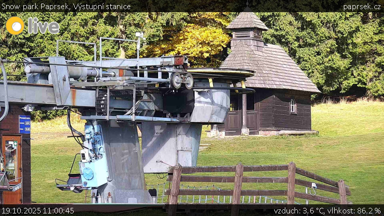 Snow park Paprsek - Výstupní stanice - 19.10.2025 v 11:00 Snow park Paprsek - Výstupní stanice - 19.10.2025 v 11:00