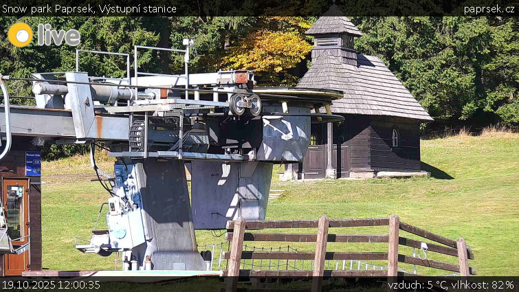 Snow park Paprsek - Výstupní stanice - 19.10.2025 v 12:00 Snow park Paprsek - Výstupní stanice - 19.10.2025 v 12:00