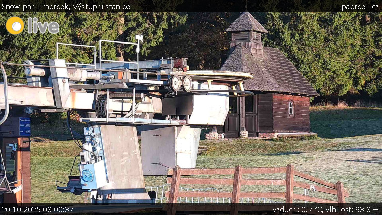 Snow park Paprsek - Výstupní stanice - 20.10.2025 v 08:00 Snow park Paprsek - Výstupní stanice - 20.10.2025 v 08:00
