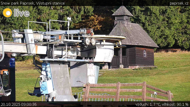 Snow park Paprsek - Výstupní stanice - 20.10.2025 v 09:00 Snow park Paprsek - Výstupní stanice - 20.10.2025 v 09:00