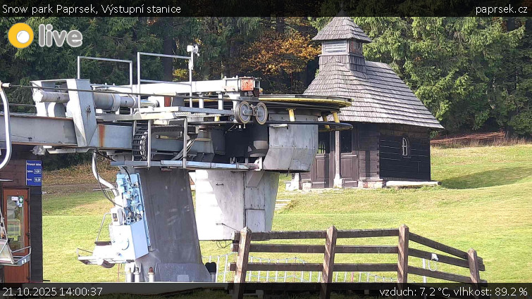 Snow park Paprsek - Výstupní stanice - 21.10.2025 v 14:00 Snow park Paprsek - Výstupní stanice - 21.10.2025 v 14:00
