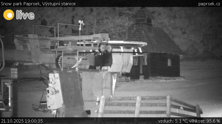 Snow park Paprsek - Výstupní stanice - 21.10.2025 v 19:00 Snow park Paprsek - Výstupní stanice - 21.10.2025 v 19:00