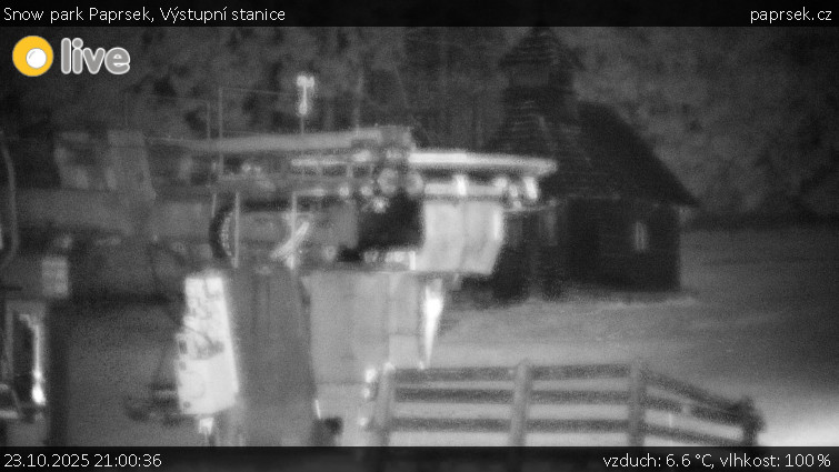Snow park Paprsek - Výstupní stanice - 23.10.2025 v 21:00 Snow park Paprsek - Výstupní stanice - 23.10.2025 v 21:00