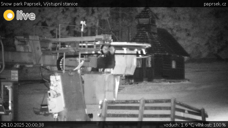 Snow park Paprsek - Výstupní stanice - 24.10.2025 v 20:00 Snow park Paprsek - Výstupní stanice - 24.10.2025 v 20:00