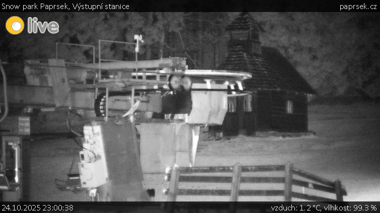 Snow park Paprsek - Výstupní stanice - 24.10.2025 v 23:00 Snow park Paprsek - Výstupní stanice - 24.10.2025 v 23:00