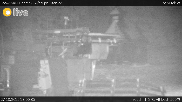 Snow park Paprsek - Výstupní stanice - 27.10.2025 v 23:00 Snow park Paprsek - Výstupní stanice - 27.10.2025 v 23:00