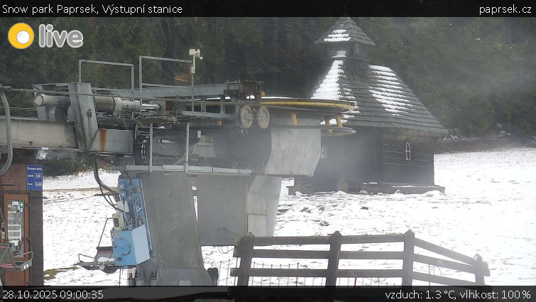 Snow park Paprsek - Výstupní stanice - 28.10.2025 v 09:00 Snow park Paprsek - Výstupní stanice - 28.10.2025 v 09:00