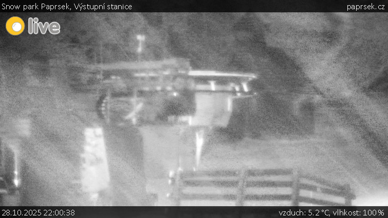 Snow park Paprsek - Výstupní stanice - 28.10.2025 v 22:00 Snow park Paprsek - Výstupní stanice - 28.10.2025 v 22:00