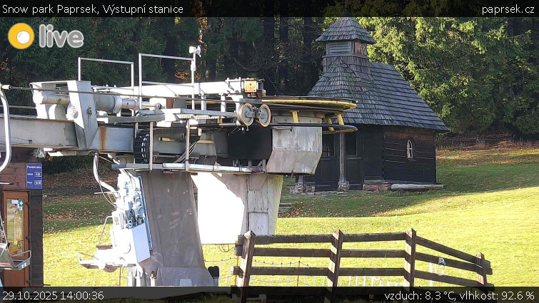 Snow park Paprsek - Výstupní stanice - 29.10.2025 v 14:00 Snow park Paprsek - Výstupní stanice - 29.10.2025 v 14:00