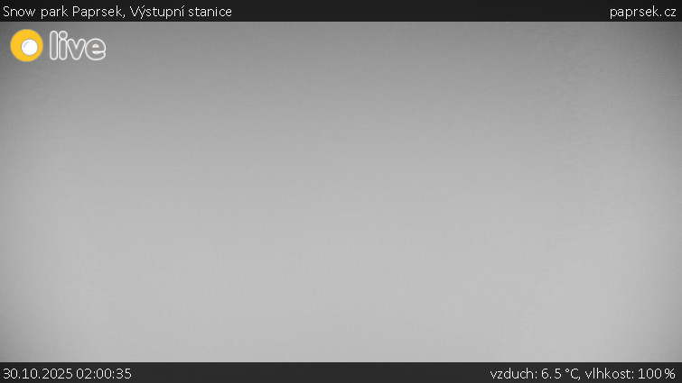 Snow park Paprsek - Výstupní stanice - 30.10.2025 v 02:00 Snow park Paprsek - Výstupní stanice - 30.10.2025 v 02:00
