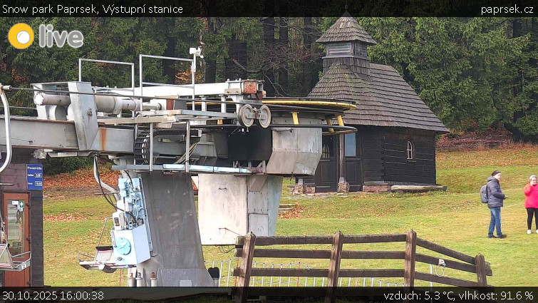 Snow park Paprsek - Výstupní stanice - 30.10.2025 v 16:00 Snow park Paprsek - Výstupní stanice - 30.10.2025 v 16:00