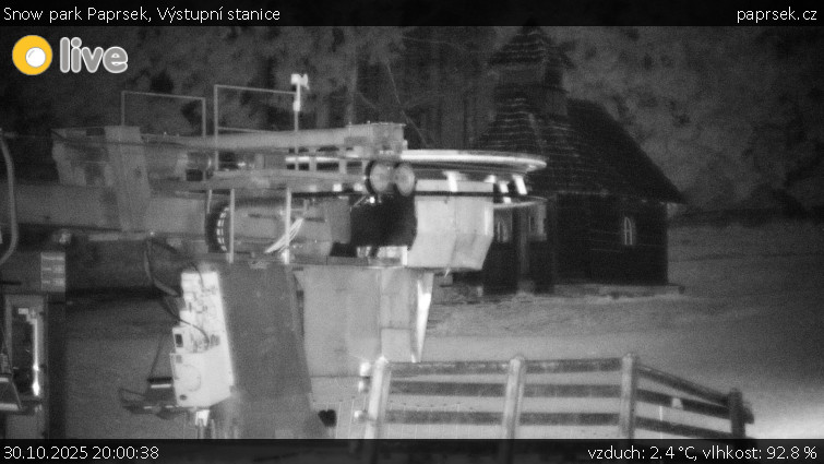 Snow park Paprsek - Výstupní stanice - 30.10.2025 v 20:00 Snow park Paprsek - Výstupní stanice - 30.10.2025 v 20:00