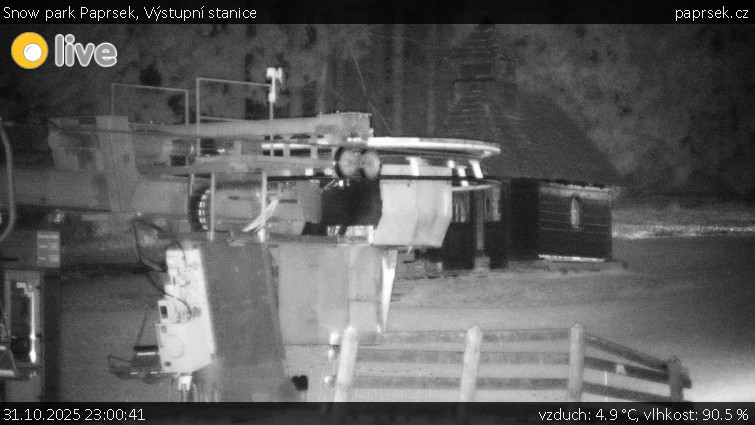 Snow park Paprsek - Výstupní stanice - 31.10.2025 v 23:00 Snow park Paprsek - Výstupní stanice - 31.10.2025 v 23:00