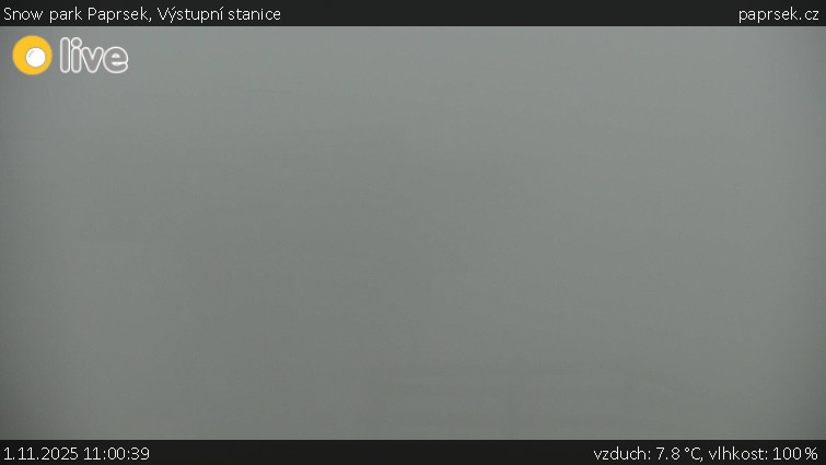 Snow park Paprsek - Výstupní stanice - 1.11.2025 v 11:00 Snow park Paprsek - Výstupní stanice - 1.11.2025 v 11:00