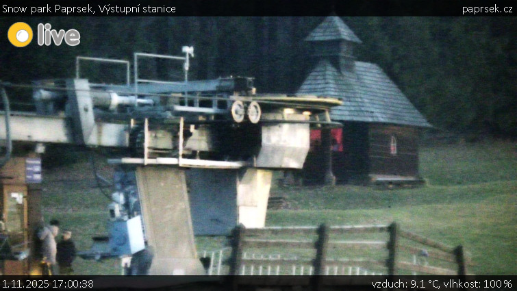 Snow park Paprsek - Výstupní stanice - 1.11.2025 v 17:00 Snow park Paprsek - Výstupní stanice - 1.11.2025 v 17:00