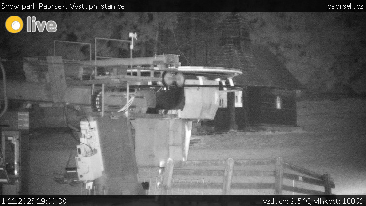 Snow park Paprsek - Výstupní stanice - 1.11.2025 v 19:00 Snow park Paprsek - Výstupní stanice - 1.11.2025 v 19:00