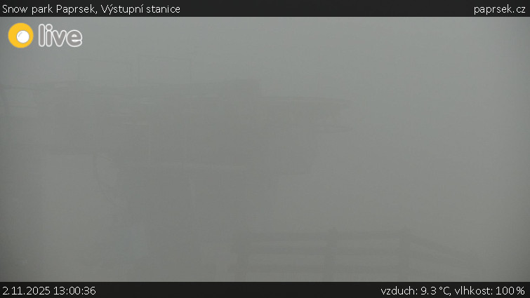 Snow park Paprsek - Výstupní stanice - 2.11.2025 v 13:00 Snow park Paprsek - Výstupní stanice - 2.11.2025 v 13:00