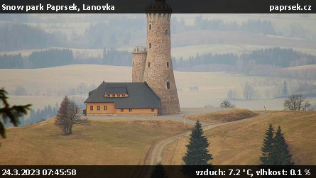 Snow park Paprsek - Lanovka - 24.3.2023 v 07:45