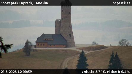 Snow park Paprsek - Lanovka - 24.3.2023 v 12:00