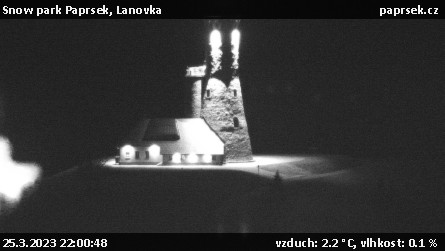 Snow park Paprsek - Lanovka - 25.3.2023 v 22:00