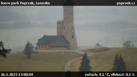 Snow park Paprsek - Lanovka - 26.3.2023 v 17:00
