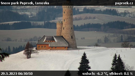 Snow park Paprsek - Lanovka - 29.3.2023 v 06:30