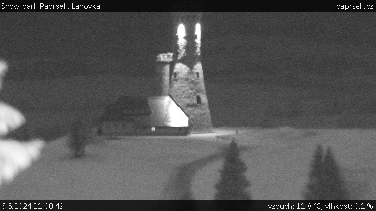 Snow park Paprsek - Lanovka - 6.5.2024 v 21:00