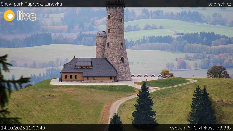 Snow park Paprsek - Lanovka - 14.10.2025 v 11:00 Snow park Paprsek - Lanovka - 14.10.2025 v 11:00