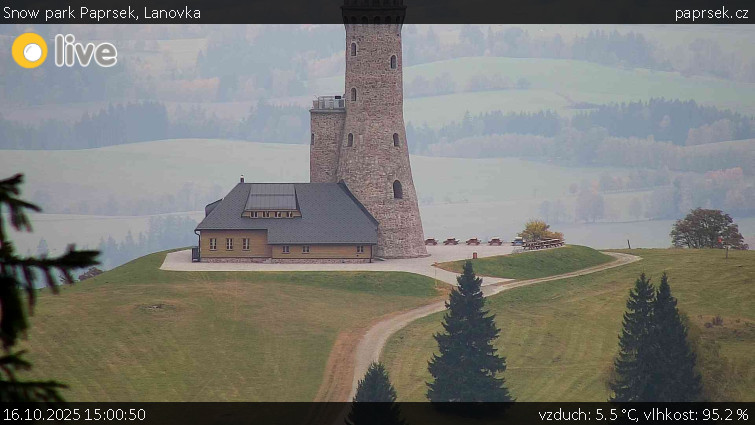Snow park Paprsek - Lanovka - 16.10.2025 v 15:00 Snow park Paprsek - Lanovka - 16.10.2025 v 15:00