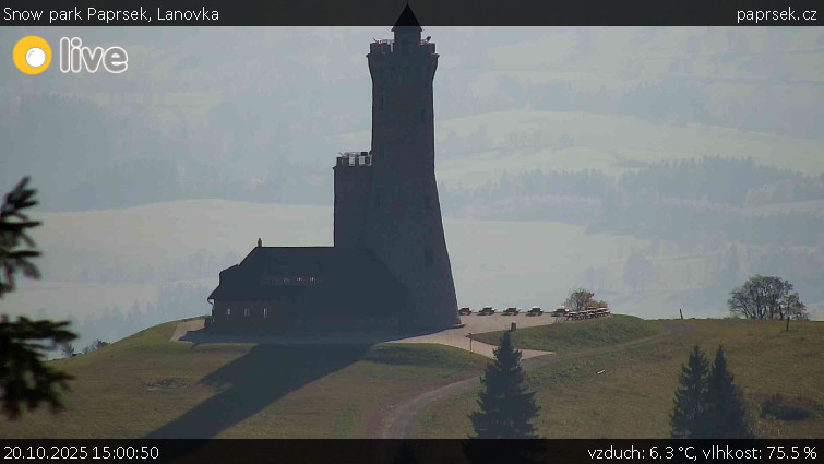 Snow park Paprsek - Lanovka - 20.10.2025 v 15:00 Snow park Paprsek - Lanovka - 20.10.2025 v 15:00