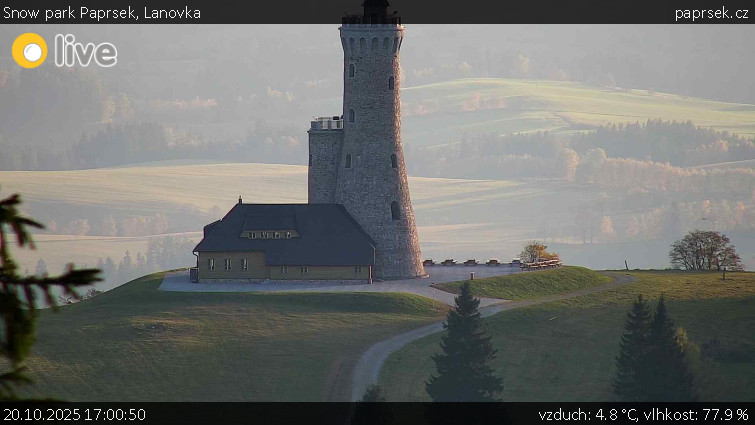 Snow park Paprsek - Lanovka - 20.10.2025 v 17:00 Snow park Paprsek - Lanovka - 20.10.2025 v 17:00