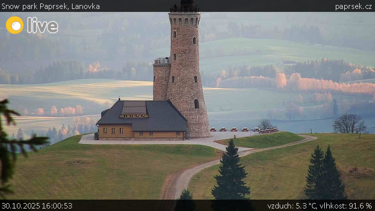 Snow park Paprsek - Lanovka - 30.10.2025 v 16:00 Snow park Paprsek - Lanovka - 30.10.2025 v 16:00