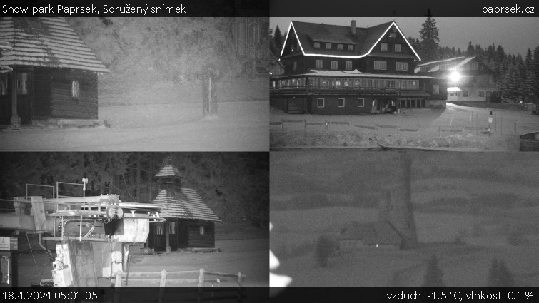 Snow park Paprsek - Sdružený snímek - 18.4.2024 v 05:01