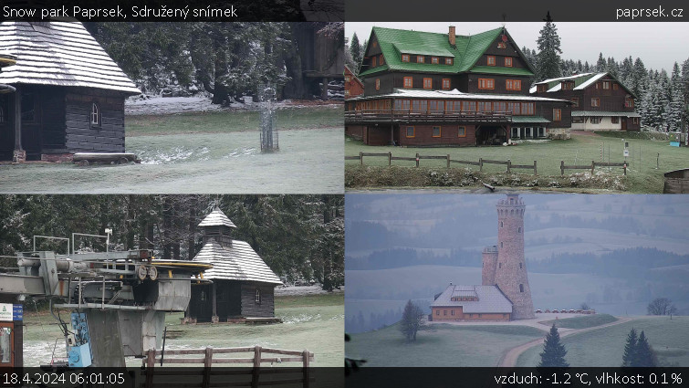 Snow park Paprsek - Sdružený snímek - 18.4.2024 v 06:01