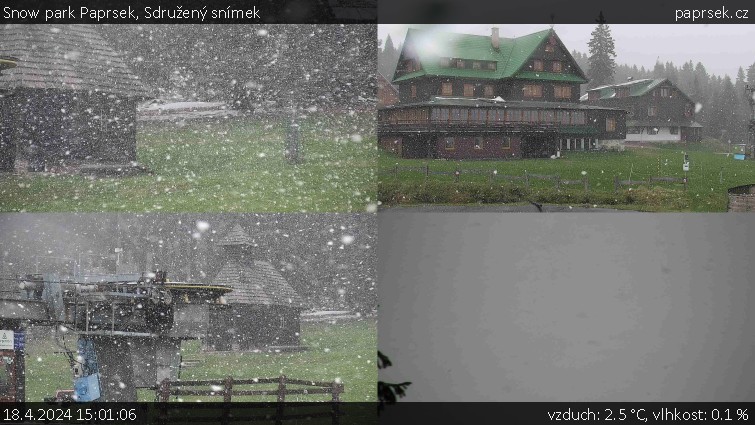 Snow park Paprsek - Sdružený snímek - 18.4.2024 v 15:01