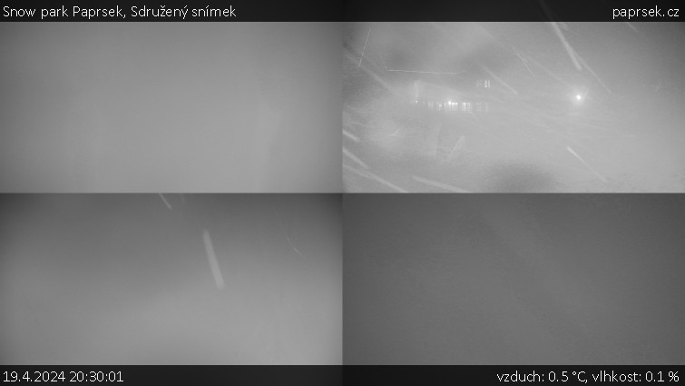Snow park Paprsek - Sdružený snímek - 19.4.2024 v 20:30